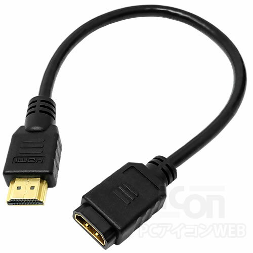 HDMI2.0 Ĺ 30cmHDMI A( - ᥹)ICONSHOP IC-2HDMI03Eã®10.2Gbps Ĺ֥4K/60Hzб PS4 åб