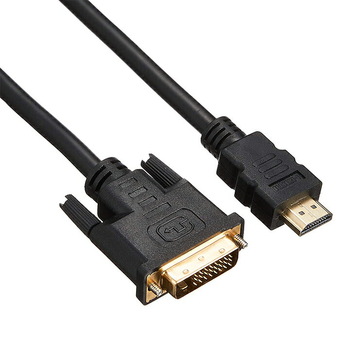 HDMI - DVI 変換ケーブル 1.5m 1080P WXGA 対応 HDMI(オス)-DVI-D 24 1(オス)(DVI-I 24 5対応) COMON IC-A2415 双方向出力タイプ / 1920x1200/60Hz対応