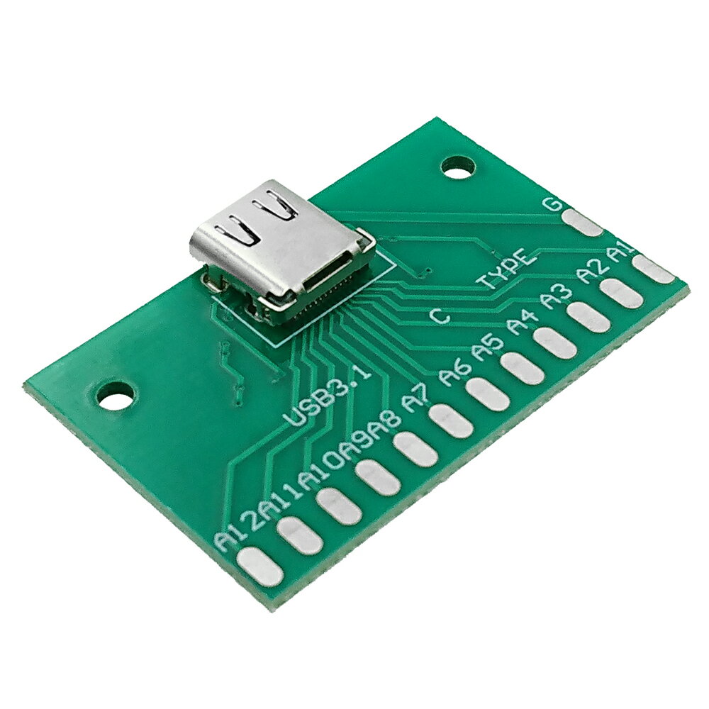 【製品仕様】 メーカー ICONSHOP 製品名 ICONSOP USB-C 変換基板 テストボード IC-YCT1 対応コネクタ USB Type-C 対応信号線 24本（(表A1～A12, 裏B1～B12) および Shell (GND)） 製品サイズ 40mm x 40mm 重量 5g 付属品 テストボード x1 注意事項 ※ 市販のUSB Type-C製品の導通確認を目的とする場合、製品機能毎に導通をカットしたピンや短絡されたピンが存在する事をご留意下さい。 ※ 本製品は通電状況を確認するためのテスト用ボードです。加工を目的としていません。 ※ 本製品はUSB PDやQC充電の確認、転送速度の確認はできません。 ※ 加工や改造をしないで下さい。事故や火災の原因となります。 保証期間 商品到着後店舗保証90日間保証 配送に関しまして【出荷のタイミング・配送日】 配送に関します ご注意事項 当店をはじめてご利用頂く場合は必ず”配送について”をご参照ください。 【発送のタイミング】 ▼ 当店の出荷受付時間の締切は午後2時までとなります。午後2時までに決済が完了された場合にのみ当日出荷の手配が行われます。 午後2時以降のご注文・決済は翌日出荷となります。 ※商品の手配にお時間を要する場合は当日出荷が出来ない場合がございます。予めご了承下さい。 【ポスト投函便(メール便)について】 ▼ ”この商品の配送方法”欄に”メール便”が表記されている場合は、”メール便”配送方法が選択可能です。 当店では一般的なメール便よりも早い"ポスト投函便"での配送となります。（配送日時指定不可x / 代金引換の取り扱い不可x） また、受取人が在宅、不在宅に関わらずポスト並びに、宅配BOXに投函される事で配達が完了いたします。 【宅配便へ配送方法の変更】 ▼ ”この商品の配送方法”欄に”宅配便”が表記されている場合は、”宅配便”配送方法が選択可能です。 宅配便でのご注文の場合は宅配便の配送料金が適用され、宅急便で発送されます。 ※ポスト投函便配送料金無料の条件を満たした状態で、宅急便指定でのご注文の場合は、例外を除いて宅配便配送料金が発生しますのでご留意ください。 【複数点購入時 配送料金の店舗手動加算】 ▼ 当店にて複数点のご注文頂いた場合、楽天買い物カゴ（カートボックス）にて「配送料金が自動算入されません」。 店舗にてご注文内容確認の際、配送料金を再計算の上、ご注文確定メールにてご連絡となっております。 【複数個口分割配送となる場合】 ▼ 複数点ご購入の際、配送料金が加算される場合がございます 。 複数点ご購入、組み合わせ購入の際はできる限り「一梱包」で収まるよう手配させて頂いておりますが、梱包サイズが規定サイズを越える場合、複数個口便に分けての配送または、宅配便にての配送に変更（送料変更）させて頂く場合もございます。 複数個口便に分かれての配送になりました場合、個口数分の配送料金が加算（ご請求）となりますので、当店からお送り致しますご注文確認メール(*)を必ずご確認頂けますようお願い申し上げます。 (*)注文時楽天市場からお送りされる自動送信メールではございません。 ※特殊な例※ ポスト投函便配送商品の中に、購入可能数が「1」の商品がございます。これらの商品は1商品1梱包にての配送となりますため、購入数毎にポスト投函便配送料がかかり、別の商品と同梱にての配送はできません。お手軽USB Type-C通電確認ボード 製品特徴 ■ USB Type-C 規格製品の検査や、工作の際の仮接続やテストが簡単にできる基盤です。 ■ 端子の全線(24本の信号線 (表A1～A12, 裏B1～B12) および Shell (GND) )をテスターで計測しやすく広げてプリント広げています。 ■ 横幅4cm、厚さ5mmの薄型小型サイズ