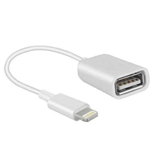 iPhone用 USB変換ケーブルLightning - USB (メス)USBメモリ、キーボード、マウス対応【RCP】メール便配送対応