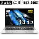  HP ProBook430 G8 第11世代Core i5 / 16GB / M.2SSD 256GB狭額縁13.3型FHD/IPS液晶 Irisグラフィックス搭載 中古 ノートパソコン