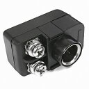 アンテナ整合器 F型端子 300Ω⇔75Ω フィーダー線(2股)-F型プラグアンテナ変換プラグ 変換アダプター アンテナプラグ F-P FB-P