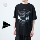 【20% OFF】 and wander アンドワンダー BACK TO NATURE printed SS T バックトゥーネイチャープリンテッドショートスリーブティー