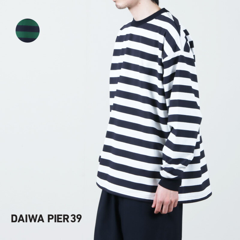 DAIWA PIER39(ダイワピア39) TECH DRAWSTRING BORDER L/S TEE