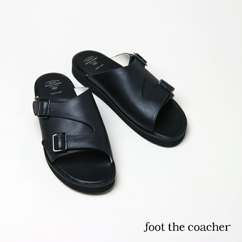 foot the coacher(フットザコーチャー) DOUBLE BELT SANDALS(HARDNESS 60 SOLE)