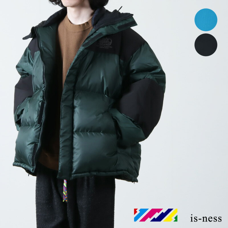  is-ness イズネス FUNCTIONAL DOWN JACKET is-ness×NANGA ファンクショナルダウンジャケット 