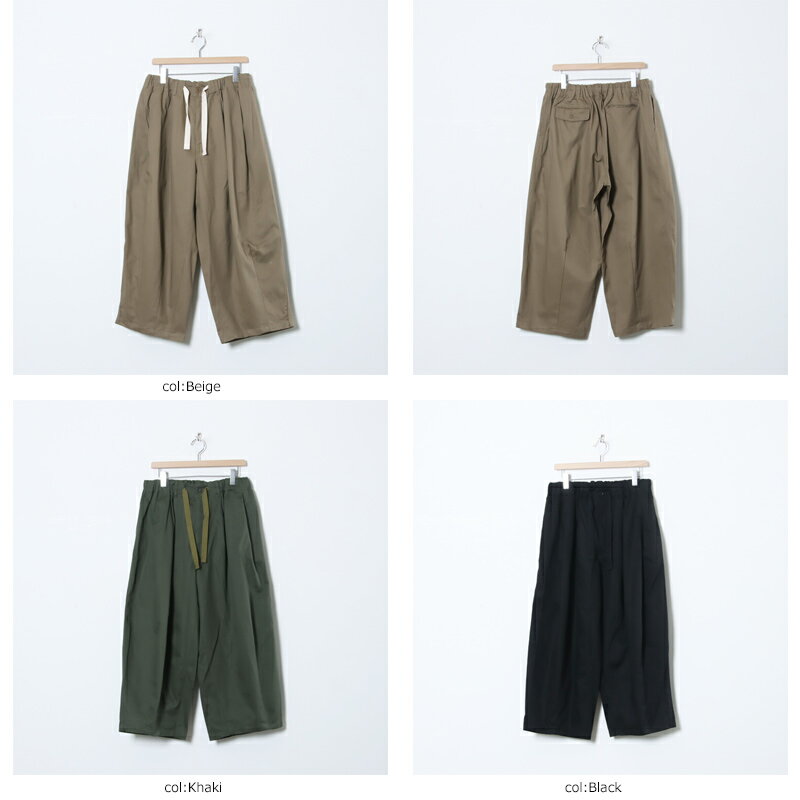is-ness イズネス BALLOON EZ PANTS バルーンイージーパンツ