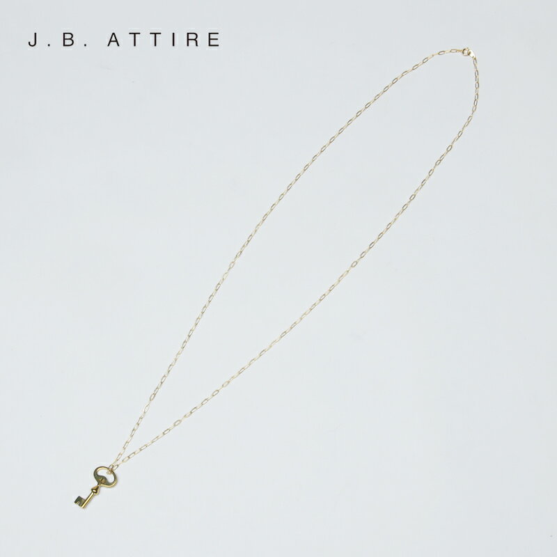 J.B. ATTIRE (ジェービーアタイア) PARIS KEY CHARM NECKLACE / パリスキーチャームネックレス