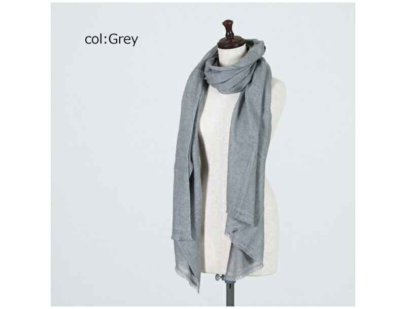 【30% OFF】 KHATA カタ CASHMERE MIX STOLE カシミヤミックススカーフ 2