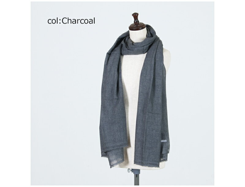 【30% OFF】 KHATA カタ CASHMERE MIX STOLE カシミヤミックススカーフ 3