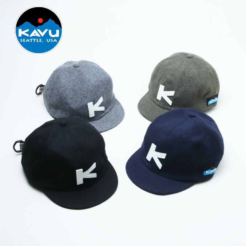 Rakuten - 【30% OFF】 KAVU カブー Base Ball Cap（Wool） ベースボールキャップ ウール