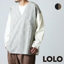 【40 OFF】 LOLO ロロ コンビネーション プルオーバーシャツ