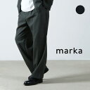 【30 OFF】 marka マーカ SIDE PIPING 1TUCK EASY PANTS サイドパイピング1タックイージーパンツ