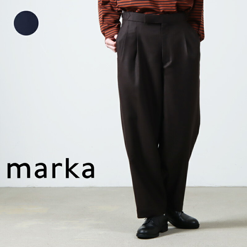 marka(マーカ) OFFICER PANTS 2TUCK WIDE