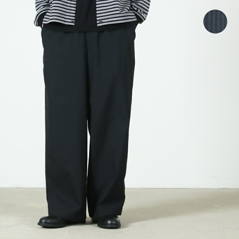 Rakuten - marka (マーカ) WIDE CYLINDER FIT EASY PANTS / ワイドシリンダーフィットイージーパンツ