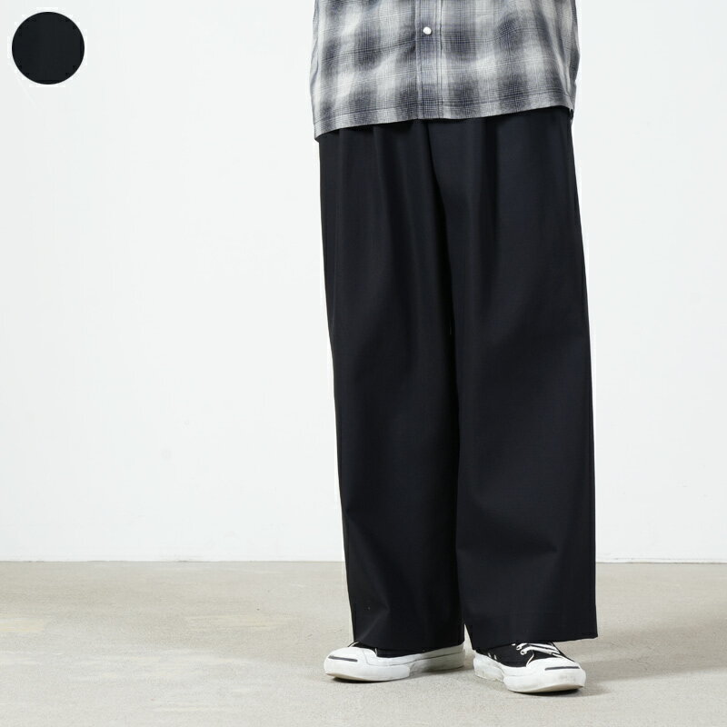 Rakuten - MARKAWARE (マーカウェア) TRIPLE PLEATED WIDE TROUSERS / トリプルプリ?テッド ワイドトラウザーズ