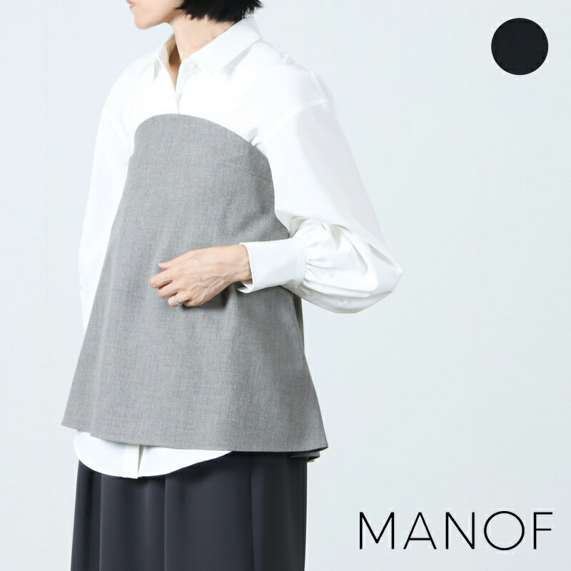 Rakuten - 【30% OFF】 MANOF マノフ BUSITER SET SHIRTS ビスチェセットシャツ