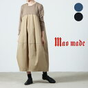 【30% OFF】 mao made マオメイド コットン x タフタ切り替えワンピース