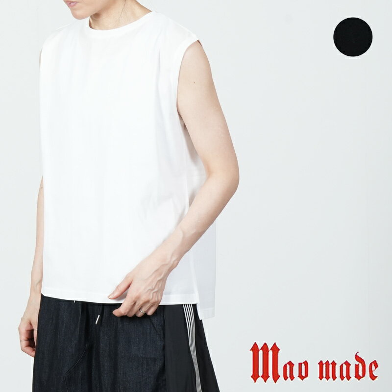 Rakuten - mao made (マオメイド) シルケット天竺ノースリーブTEE