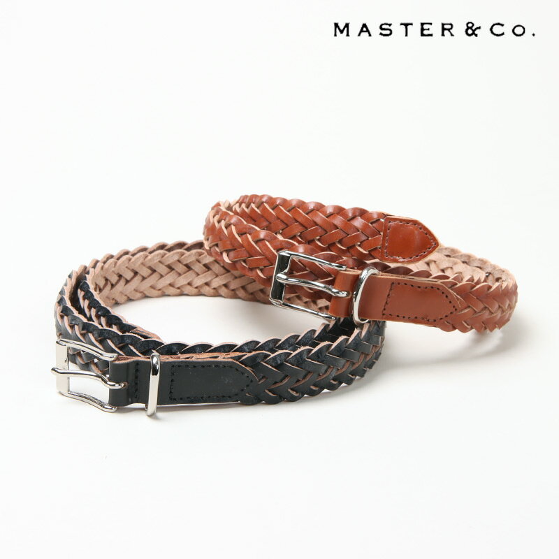 マスター アンド コー 【30% OFF】 MASTER & Co. マスターアンドコー UK BRIDLE 24mm KNITTING BELT UKブライドル24mmニッティングベルト