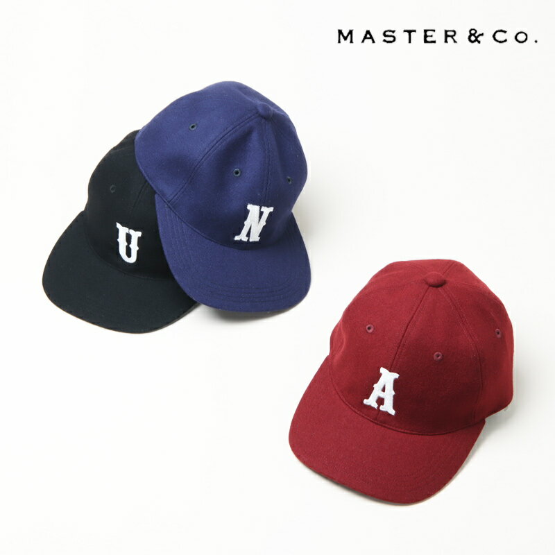 MASTER & Co. マスターアンドコー ALPHABET WOOL CAP アルファベットウールキャップ 