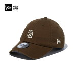 NEW ERA (ニューエラ) カジュアルクラシック MLB Casual Classic サンディエゴ・パドレス ミッドロゴ ウォルナット × クロームホワイト