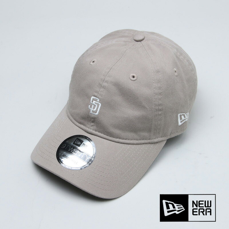 Rakuten - NEW ERA (ニューエラ) 920CS MLB BATTERMAN BKL SADPAD ASH / バッターマンロゴ メタルバックル サンディエゴ・パドレス アッシュブラウン