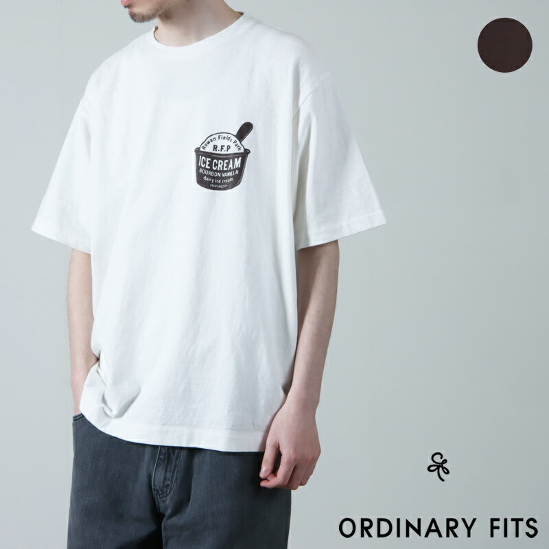 Ordinary Fits (ǥʥ꡼եå) PRINT TEE ICE CREAM / ץT ꡼