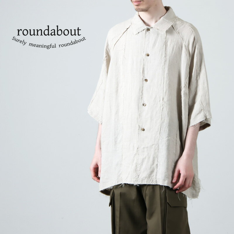 Rakuten - 【30% OFF】 roundabout ラウンダバウト S/S Open Collar Pullover Shirt ショートスリーブオープンカラーシャツ