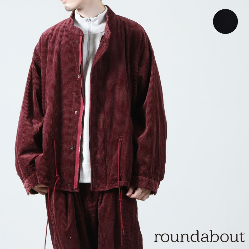 Rakuten - 【30% OFF】 roundabout ラウンダバウト Corduroy Stand Collar Blouson コーデュロイスタンドカラーブルゾン