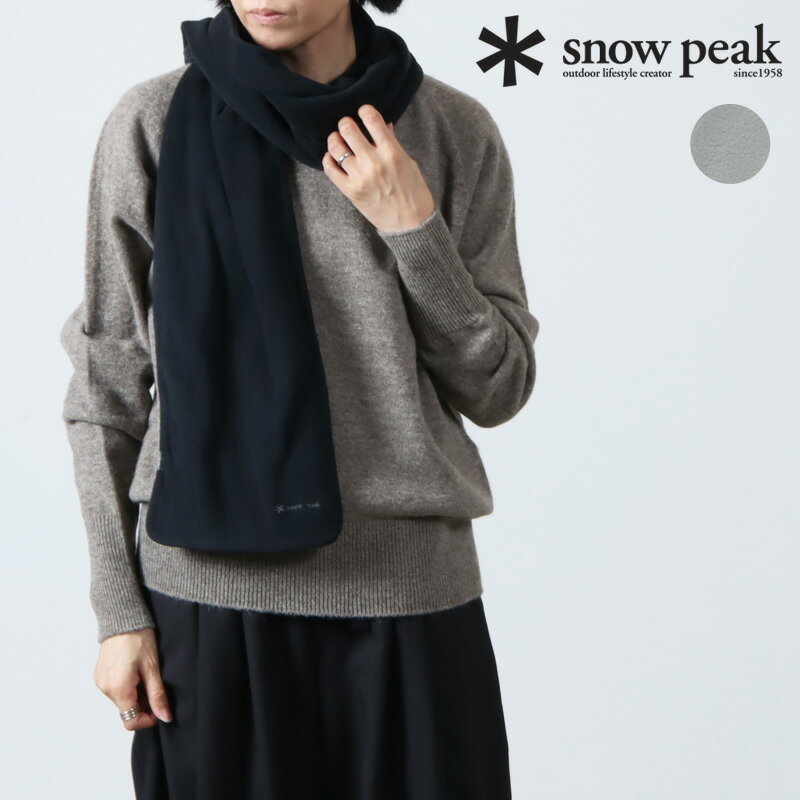 【20% OFF】 snow peak スノーピーク Micro Fleece Stole マイクロフリースストール [2023 FW]