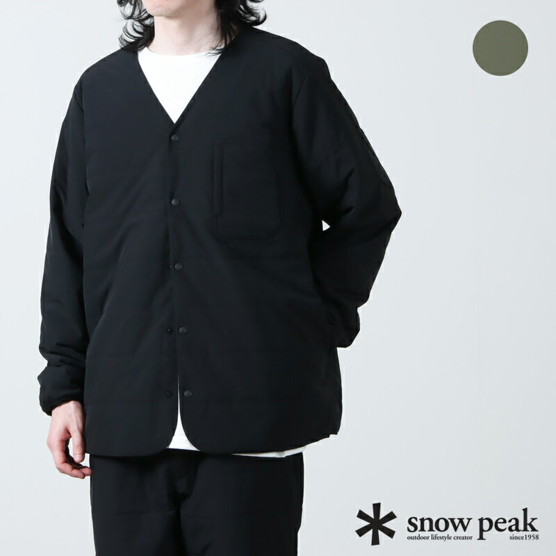 【30 OFF】 snow peak スノーピーク Flexible Insulated Cardigan フレキシブルインサレーテッドカーディガン 2023 FW