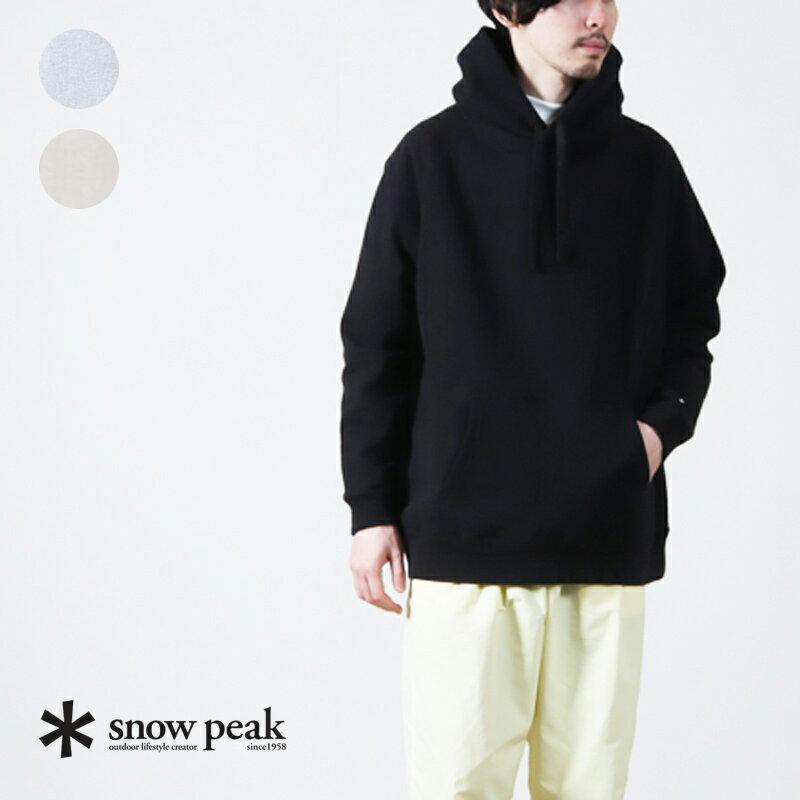 snow peak (スノーピーク) Recycled Cotton Pullover Hoodie / リサイクルコットンプルオーバーフーディ?