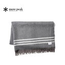 【20 OFF】 snow peak スノーピーク ×The Inoue Brothers UP CYCLE Alpaca Blanket アップサイクルアルパカブランケット 2023 FW