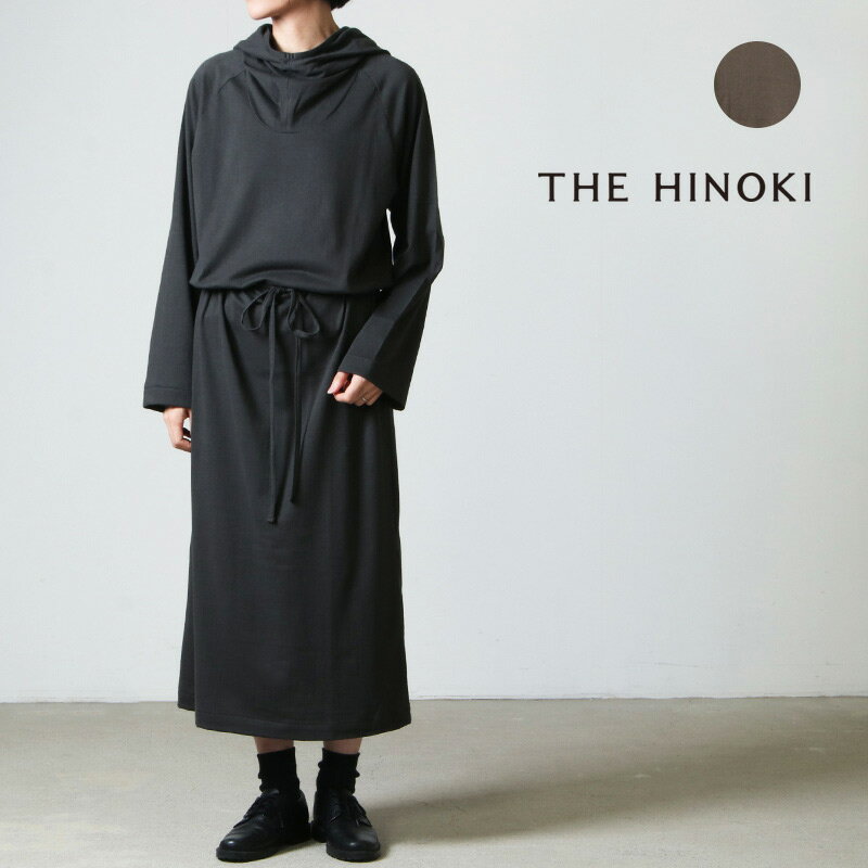 楽天ICORA（イコラ）【40％ OFF】 THE HINOKI ザ ヒノキ Cotton Wool Jersey Hooded Dress