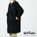 ワイルドシングス ボアジャケット レディース 【30% OFF】 WILD THINGS ワイルドシングス FLUFFY BOA REVERSIBLE COAT フラッフィー ボア リバーシブル コート [2023 FW]