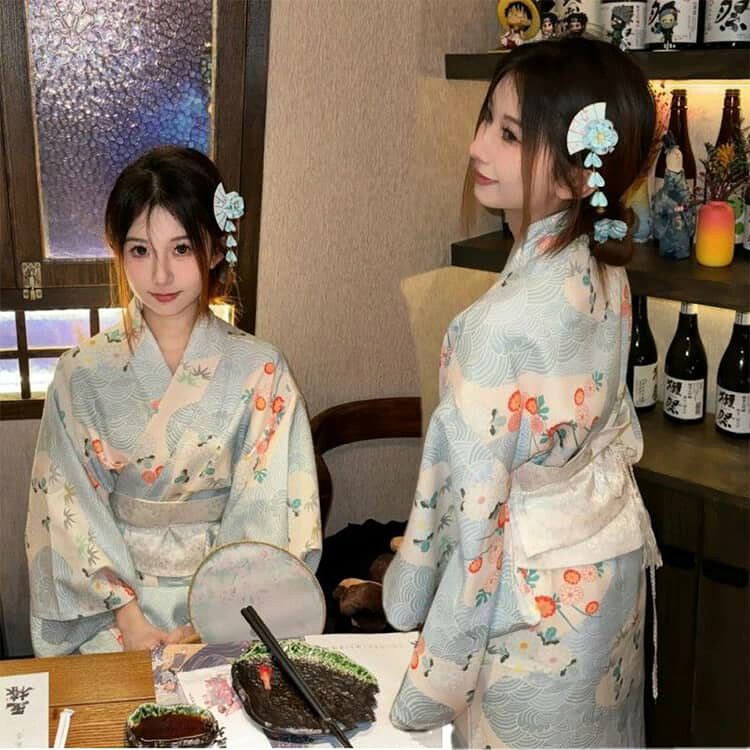 icw楽天市場店の浴衣 かわいい 3点セット 浴衣 高校生 浴衣 浴衣 高校生 浴衣 浴衣 花柄 ゆかた 女性 浴衣 可愛い セット セット 浴衣 ワンピース 高校生 浴衣 作り帯 レディース ドレス 浴衣 浴衣 作り帯 髪飾り お祭り 浴衣 大人っぽい レディース｜アングル3