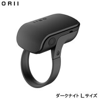 [オリー] ORII ダークナイト【Lサイズ】ボイスアシスタントリング スマートリング骨伝導 マイク 指輪 指輪型 音声アシスト【日本正規代理店商品】