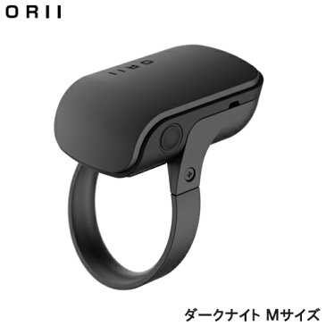 [オリー] ORII ダークナイト【Mサイズ】ボイスアシスタントリング スマートリング骨伝導 マイク 指輪 指輪型 音声アシスト【日本正規代理店商品】