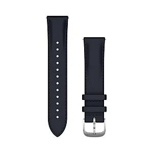 Quick Release Х 20mm Navy Italian Leather / SilverGARMIN