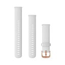 Quick Release oh 18mmWhite Silicone / Rose Gold(NCbN[Xoh 18mm zCgVR/[YS[h)GARMIN