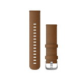 Quick Release Х 22mm Brown Leather / Silver GARMIN