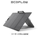 EcoFlow ソーラーパネル 220Wソーラー充電器 太陽光発電 太陽光パネル ソーラーチャージャー 220W 折り畳み 22％-23％ 高変換効率 ポータブル電源 IP67 防水防塵 超薄型 コンパクト 車中泊 キャンプ 節電対策 エコフロー　220W