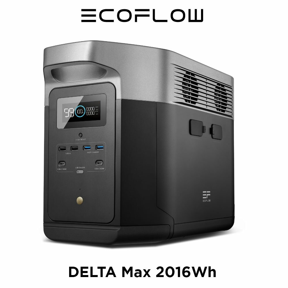 EcoFlowDELTA Max 20002016Wh/560,000mAhݡ֥Ÿ  ȯŵ ݡ֥Хåƥ꡼ ...