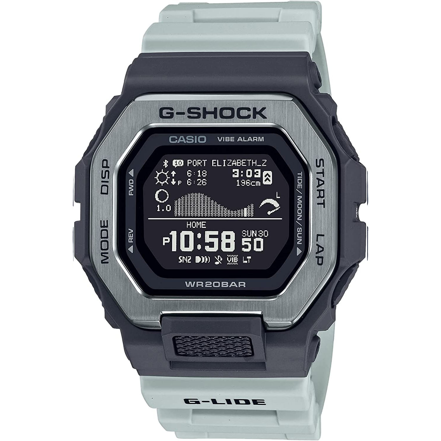 カシオ G-SHOCK　GBX-100TT-8JF潮汐情報 タイドグラフCASIO カシオ G-SHOCK G-LIDE国内正規品 1年保証 送料・代引手数料無料