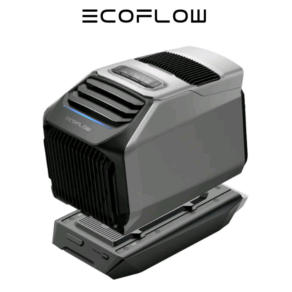 EcoFlow ポータブルエアコン WAVE 2 + 専用バッテリーパック セット ポータブルクーラースポットクーラー スポットエアコン 冷風機 冷暖房機能付き エアコン 車中泊 キャンプ 暑さ対策 アウトドア 家庭用 業務用 熱中症 コンパクト ウェーブツー エコフロー