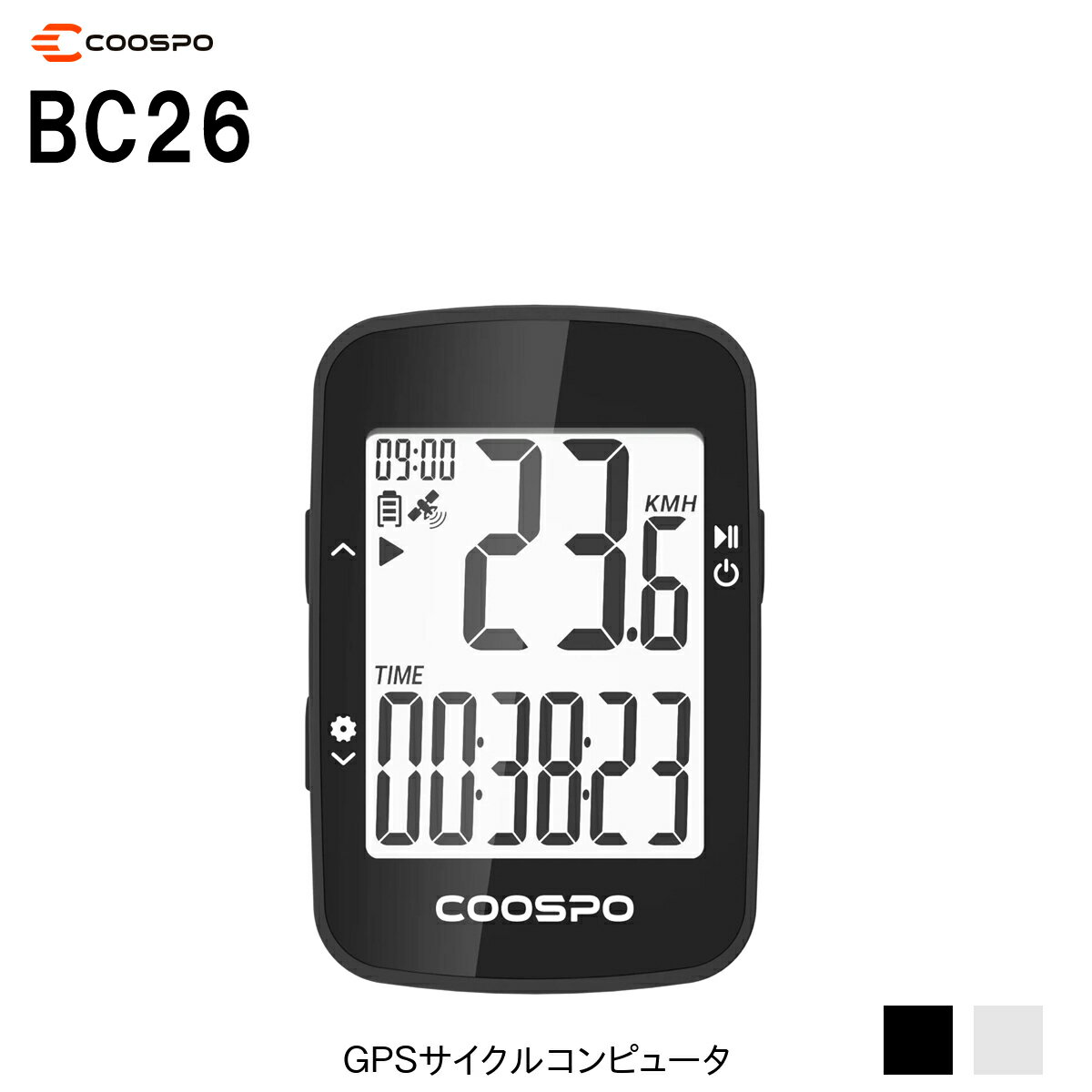 COOSPO BC26 GPS TCNRs[^[N[X| GPS oCN Rs[^[2.3C`LCD / GPS / 18ԉғ / Backlight{S ̓ ̓ Mtg