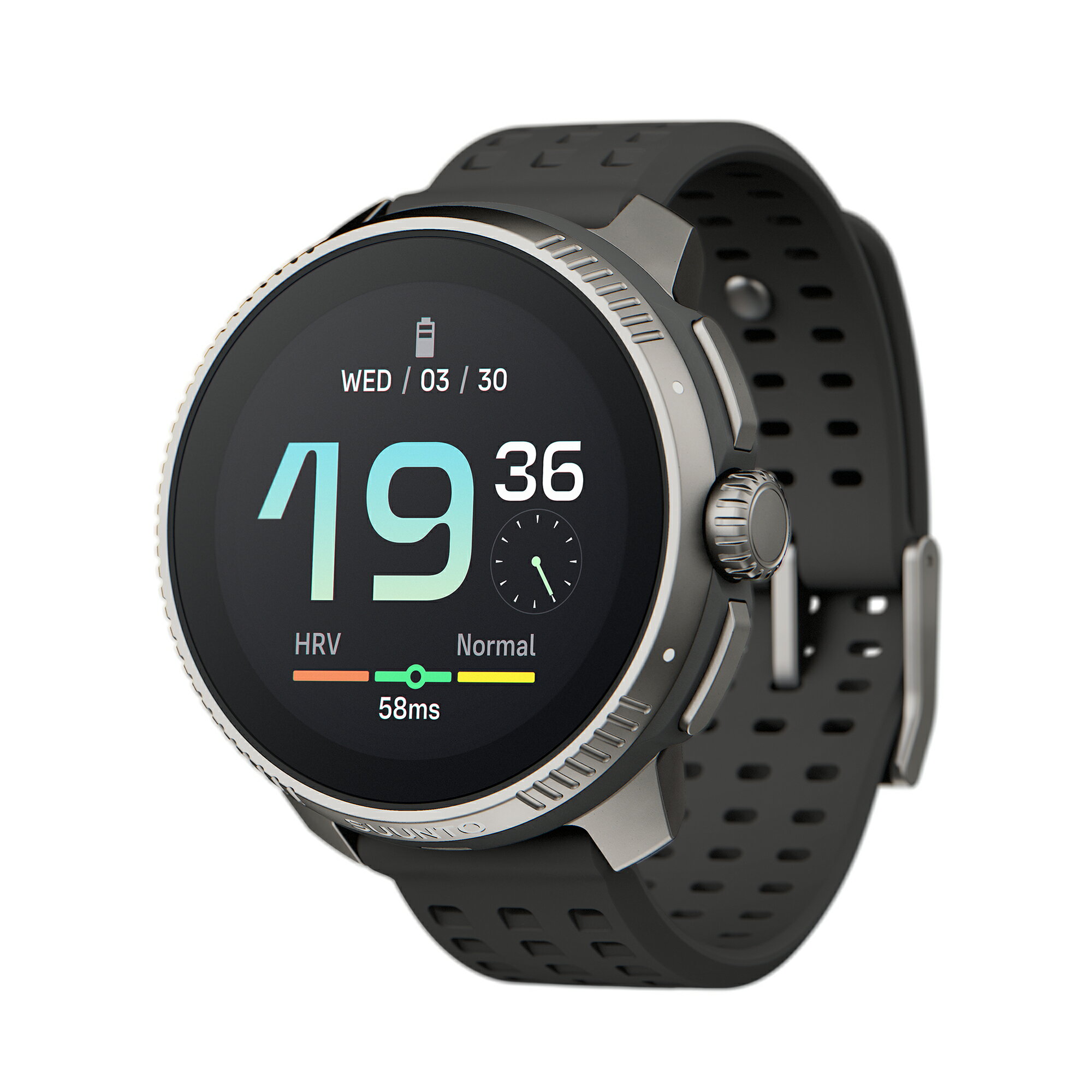 gps_run_comp SUUNTO RACE Titanium Charcoal 【国内正規品】2年間品質保証付き　 &nbsp;　 ●高精細 AMOLED 画面 ●HRV 回復測定 ●高度なトレーニング指標 ●95 以上のスポーツモード ●無料のオフライン地図 ●最長 26 日間のバッテリー持続時間 スタートラインで信頼度を選択 サイドラインからウォッチを選ぶ人もいますが、私たちはその瞬間をつかむことを選びます。Suunto Race は、レースやチャレンジの準備を整えるためのツールを備え、トレーニングと回復のバランスをサポートします。 Suunto Race - 高性能ウォッチ。 明るいディスプレイ、高速な閲覧、優れた耐久性 鮮明な 1.43 インチのタッチスクリーンは、高速に動く状況や日光の中でも確実な読みやすさを実現します。 デジタルリューズは、機能を閲覧するときに、かつてないほどの利便性と容易性を実現します。 Suunto Race は軍用基準でテストされているため、最も厳しい条件下に最適です。 ●高精細 AMOLED 画面 ●高速閲覧を可能にするデジタルリューズ ●軍用規格に従いテスト済み 比類ないバッテリー寿命 明るい AMOLED ディスプレイでも、優れたバッテリー寿命を維持できます。パフォーマンスバッテリーモードを選択して、最大 40 日間トレーニングを続けるか、GPSトラッキングの時間を追加する場合には、ツアーモードを選択すると、最大 5 日間の連続使用が可能です。 　 トレーニングの影響を追跡 スマートなトレーニングができているかトレーニング負荷は前進的かSuunto Race では、トレーニング負荷に関するパーソナライズされたフィードバック、心拍数変動 (HRV) に基づいて計算された進捗と回復を受信します。Suunto Coach AI はワークアウトを監視し、モチベーションを保てるような助言を行います。 詳細については、Suuntoアプリの Training Zone、または TrainingPeaks などのコーチングツールでトレーニングを追跡します。 *黄色のストラップなどは別売 ●心拍数変動 (HRV) ●AI Coach による Training Zone ●ワークアウト計画 アウトドアとスポーツ向けに開発 Suunto Race はアウトドアに最適です。サイクリングではピーク時のパワーを、スイミングでは自動インターバル認識、トレイルランニング時にはルートを追跡できます。 あるいは、変化を好む場合は、95 種類以上のスポーツモードから選べます。 レースの当日に実行 他の選手と競争するレースでも、自分自身との戦いであるレースでも、D 日に向けて準備を整えて、自信を持ちたいものです。 レーススポーツモードを最適化し、ウォッチのディスプレイに最も重要な指標が表示されるようにします。また、オフライン地図が正確なガイドを行います。 さらに、RaceTime や同期された Strava セグメントなどのパフォーマンステストで自分自身に挑戦できます。 ●カスタマイズ可能なスポーツ画面 ●レースペース調整アプリ ●レースルート 　 信頼できる地図 ルートナビゲーションやブレッドクラムなどの機能を利用して、ウォッチがルートを案内します。このため、オフラインでも、迷うことなく、トレーニングに集中できます。 アクティブなライフサイクルをサポートする毎日の機能 スタイリッシュなデザインとトレーニング機能のほかに、Suunto Race は日常の生活においても価値のあるサポートを提供します。 24 時間 365 日のアクティビティ追跡の監視から、スマート通知・アラートまで、利便性と実用性を組み合わせましょう。 ●デイリーウィジェット ●睡眠分析 ●音楽コントロール Suuntoアプリ アクティビティ、スポーツ、ダイビングを把握できます。 SuuntoPlus&trade;&nbsp; ウォッチの新しいアウトドア、トレーニング、計画機能。 パートナーとの接続 200以上のパートナーアプリを活用しStravaセグメントでレースを開始したり、Training Peaks計画でトレーニングしましょう。 &nbsp; &nbsp; 仕様・同梱物についてはこちら＞＞