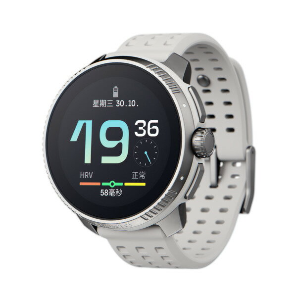 gps_run_comp SUUNTO RACE Birch 【国内正規品】2年間品質保証付き　 &nbsp;　 ●高精細 AMOLED 画面 ●HRV 回復測定 ●高度なトレーニング指標 ●95 以上のスポーツモード ●無料のオフライン地図 ●最長 26 日間のバッテリー持続時間 スタートラインで信頼度を選択 サイドラインからウォッチを選ぶ人もいますが、私たちはその瞬間をつかむことを選びます。Suunto Race は、レースやチャレンジの準備を整えるためのツールを備え、トレーニングと回復のバランスをサポートします。 Suunto Race - 高性能ウォッチ。 明るいディスプレイ、高速な閲覧、優れた耐久性 鮮明な 1.43 インチのタッチスクリーンは、高速に動く状況や日光の中でも確実な読みやすさを実現します。 デジタルリューズは、機能を閲覧するときに、かつてないほどの利便性と容易性を実現します。 Suunto Race は軍用基準でテストされているため、最も厳しい条件下に最適です。 ●高精細 AMOLED 画面 ●高速閲覧を可能にするデジタルリューズ ●軍用規格に従いテスト済み 比類ないバッテリー寿命 明るい AMOLED ディスプレイでも、優れたバッテリー寿命を維持できます。パフォーマンスバッテリーモードを選択して、最大 40 日間トレーニングを続けるか、GPSトラッキングの時間を追加する場合には、ツアーモードを選択すると、最大 5 日間の連続使用が可能です。 　 トレーニングの影響を追跡 スマートなトレーニングができているかトレーニング負荷は前進的かSuunto Race では、トレーニング負荷に関するパーソナライズされたフィードバック、心拍数変動 (HRV) に基づいて計算された進捗と回復を受信します。Suunto Coach AI はワークアウトを監視し、モチベーションを保てるような助言を行います。 詳細については、Suuntoアプリの Training Zone、または TrainingPeaks などのコーチングツールでトレーニングを追跡します。 *黄色のストラップなどは別売 ●心拍数変動 (HRV) ●AI Coach による Training Zone ●ワークアウト計画 アウトドアとスポーツ向けに開発 Suunto Race はアウトドアに最適です。サイクリングではピーク時のパワーを、スイミングでは自動インターバル認識、トレイルランニング時にはルートを追跡できます。 あるいは、変化を好む場合は、95 種類以上のスポーツモードから選べます。 レースの当日に実行 他の選手と競争するレースでも、自分自身との戦いであるレースでも、D 日に向けて準備を整えて、自信を持ちたいものです。 レーススポーツモードを最適化し、ウォッチのディスプレイに最も重要な指標が表示されるようにします。また、オフライン地図が正確なガイドを行います。 さらに、RaceTime や同期された Strava セグメントなどのパフォーマンステストで自分自身に挑戦できます。 ●カスタマイズ可能なスポーツ画面 ●レースペース調整アプリ ●レースルート 　 信頼できる地図 ルートナビゲーションやブレッドクラムなどの機能を利用して、ウォッチがルートを案内します。このため、オフラインでも、迷うことなく、トレーニングに集中できます。 アクティブなライフサイクルをサポートする毎日の機能 スタイリッシュなデザインとトレーニング機能のほかに、Suunto Race は日常の生活においても価値のあるサポートを提供します。 24 時間 365 日のアクティビティ追跡の監視から、スマート通知・アラートまで、利便性と実用性を組み合わせましょう。 ●デイリーウィジェット ●睡眠分析 ●音楽コントロール Suuntoアプリ アクティビティ、スポーツ、ダイビングを把握できます。 SuuntoPlus&trade;&nbsp; ウォッチの新しいアウトドア、トレーニング、計画機能。 パートナーとの接続 200以上のパートナーアプリを活用しStravaセグメントでレースを開始したり、Training Peaks計画でトレーニングしましょう。 &nbsp; &nbsp; 仕様・同梱物についてはこちら＞＞