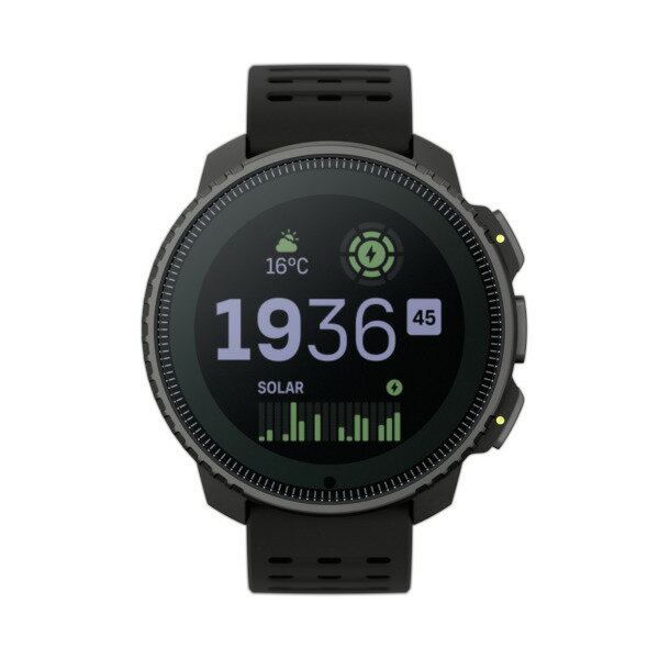 液晶保護フィルム付き SUUNTO スント VERTICAL Stainless Steel Solar All Black (スント ヴァーティカル ステンレススチールソーラー オールブラック) 国内正規品 SS050978000 送料・代引手数料無料